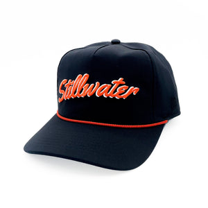 Black "Stillwater, OK" Rope Hat