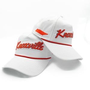 Kids Size White "Knoxville, TN" Rope Hat