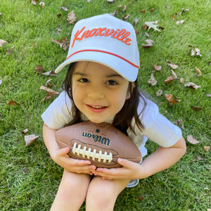 Kids Size White "Knoxville, TN" Rope Hat