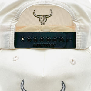 Cream "Longhorn Skull" Rope Hat