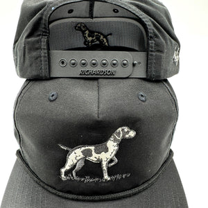 Black "Pointer" Rope Hat