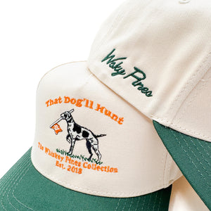 Tan & Green “That Dog’ll Hunt” Golf Hat