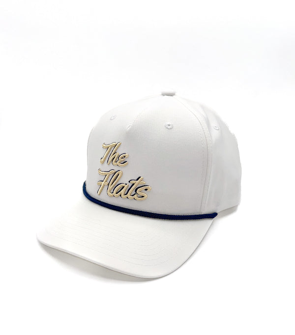White "The Flats" Rope Hat
