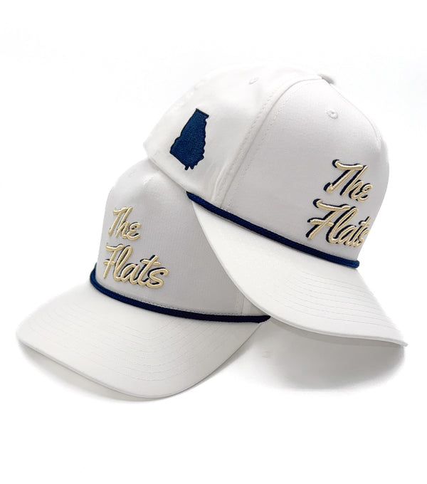 White "The Flats" Rope Hat