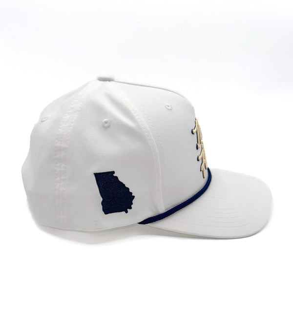 White "The Flats" Rope Hat