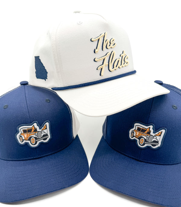 White "The Flats" Rope Hat