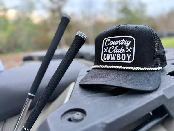 Country Club Cowboy Trucker Rope Hat