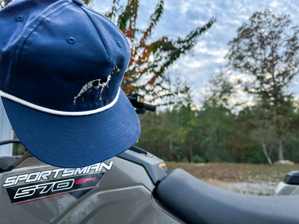 Navy "Pointer" Rope Hat