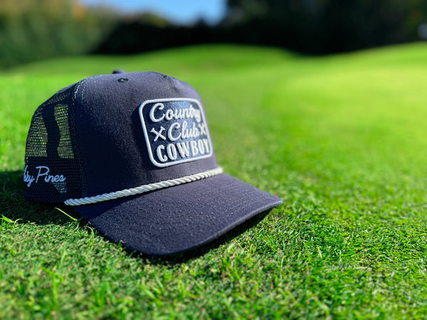 Country Club Cowboy Trucker Rope Hat