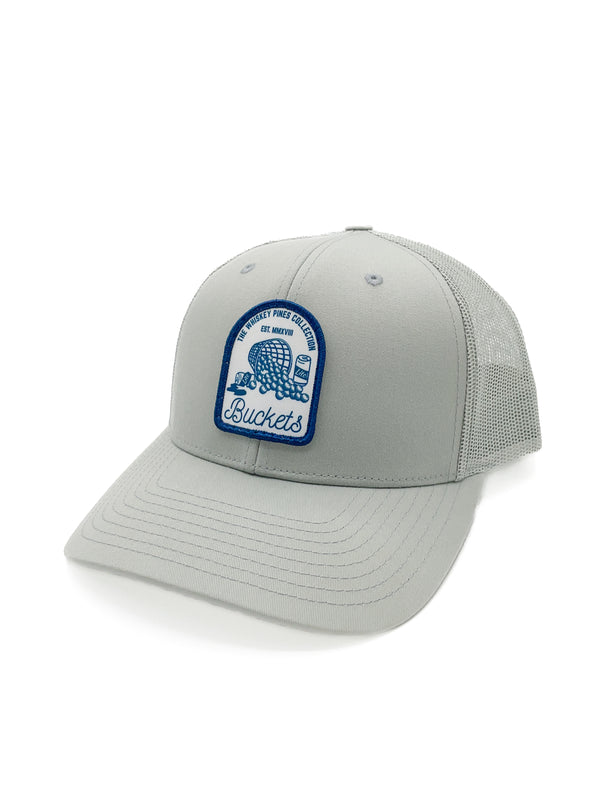 "Buckets" Trucker Hat: Golf, Beer, and Practice