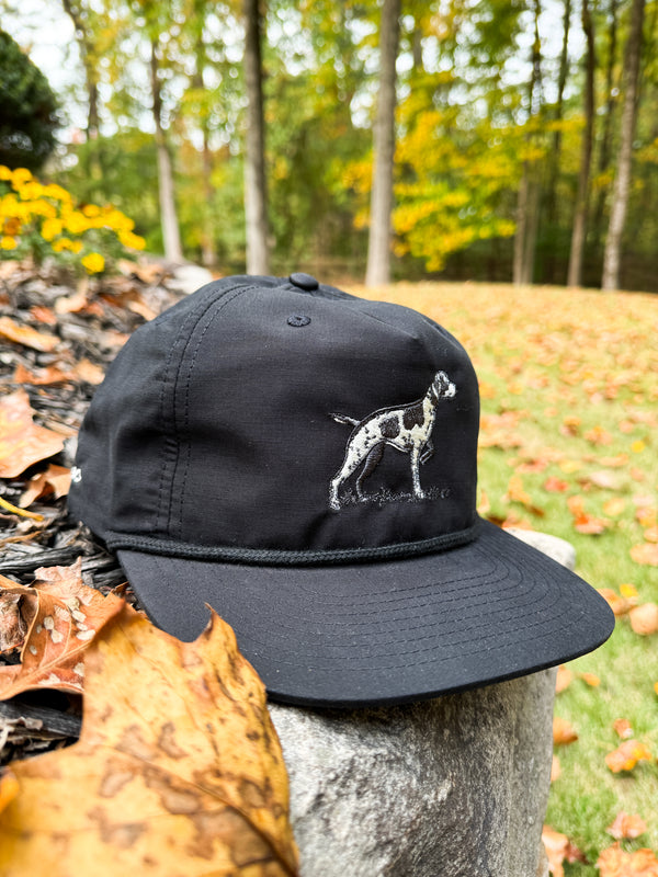 Black "Pointer" Rope Hat