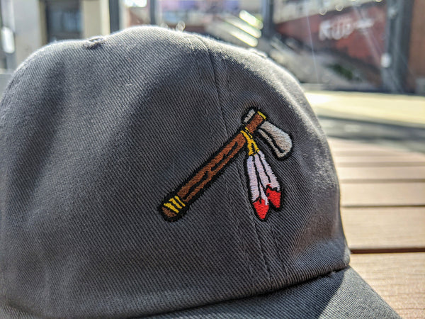 Dark Gray Atlanta Tomahawk Dad Hat