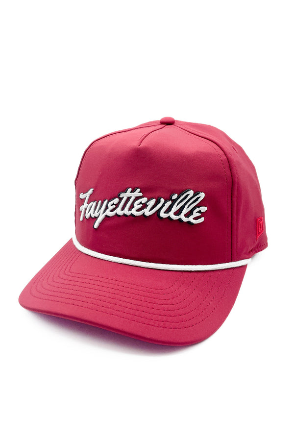 Cardinal "Fayetteville, AR" Rope Hat
