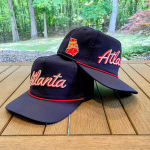 Atlanta Rope Hat - Navy