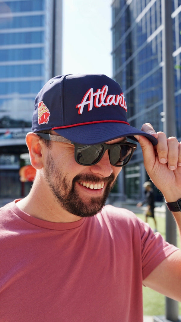 Atlanta Rope Hat - Navy