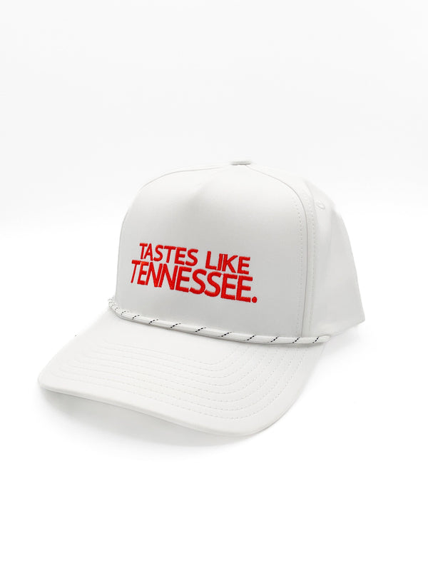 White "Tastes Like Tennessee" Rope Hat