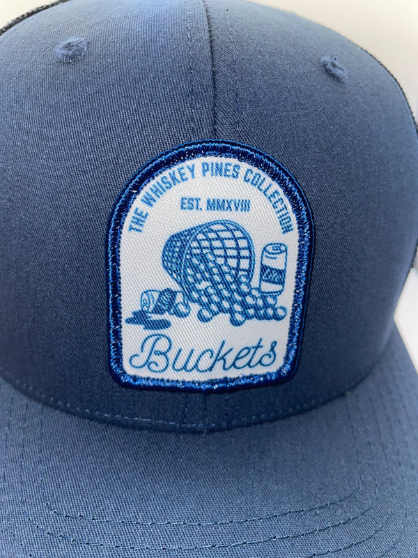Navy "Buckets" Trucker Hat