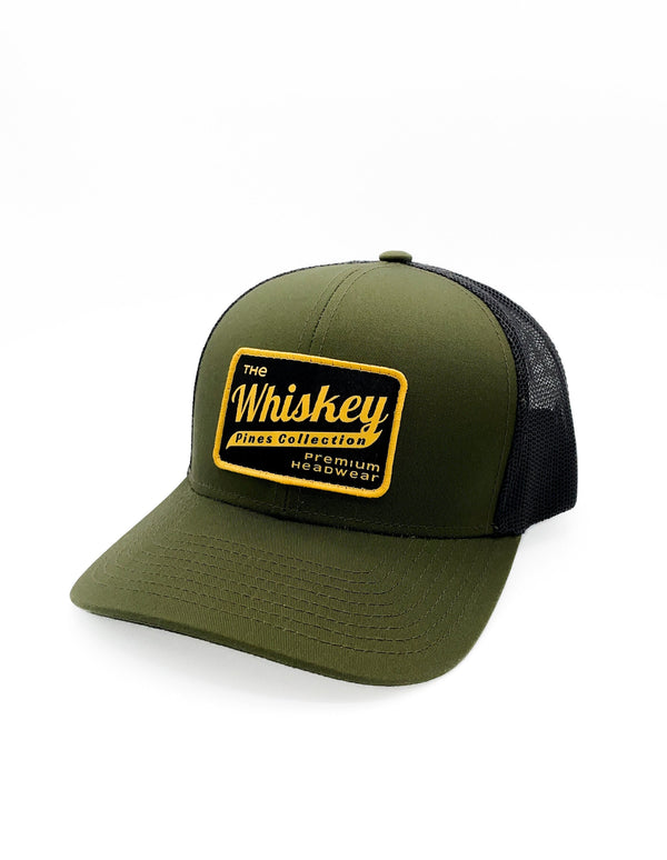 Green & Black "Whiskey Pines Co." Hat