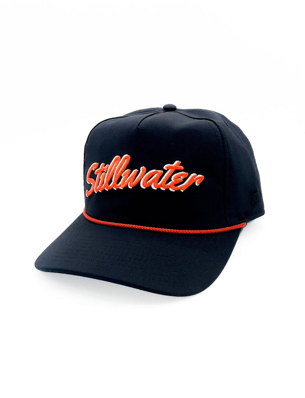 Black "Stillwater, OK" Rope Hat