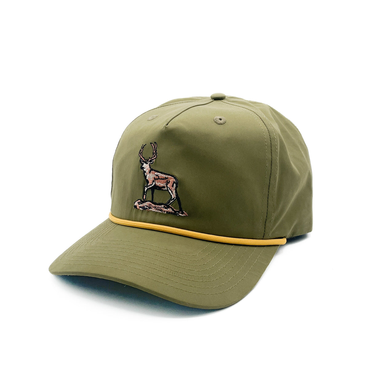Whiskey Pines | Whitetail Deer Rope Hat - 5 Panel - Snapback - Hunter ...