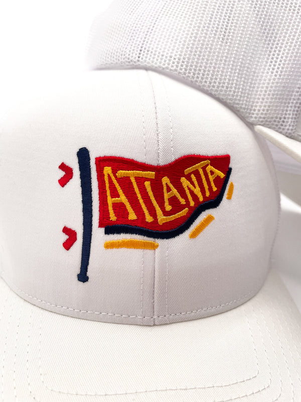 White "Atlanta Pennant" Hat