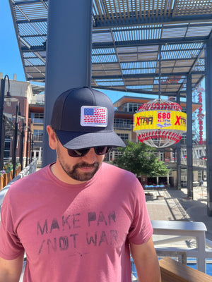 Navy "Whiskey Flag" Trucker Hat