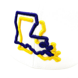 LSU is Louisiana - White Trucker Hat