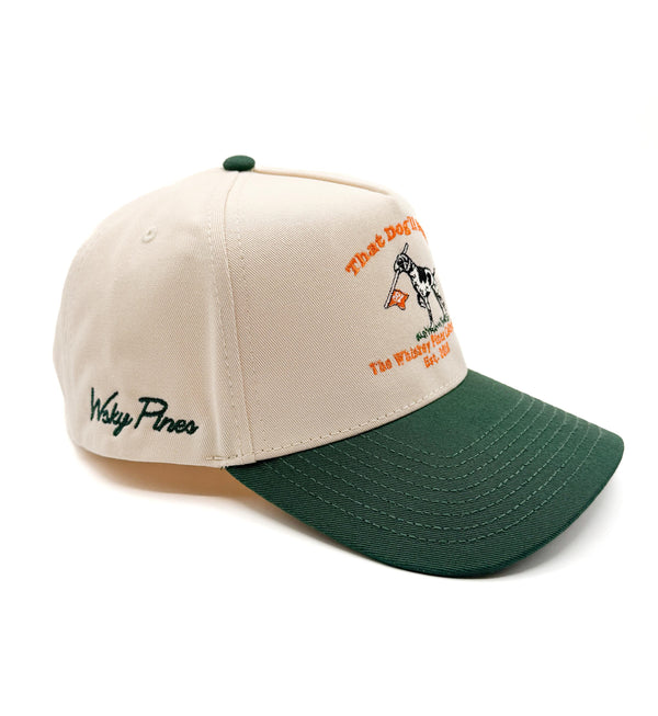 Tan & Green “That Dog’ll Hunt” Golf Hat