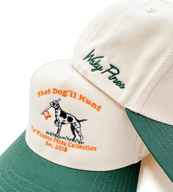 Tan & Green “That Dog’ll Hunt” Golf Hat