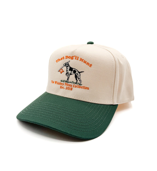 Tan & Green “That Dog’ll Hunt” Golf Hat