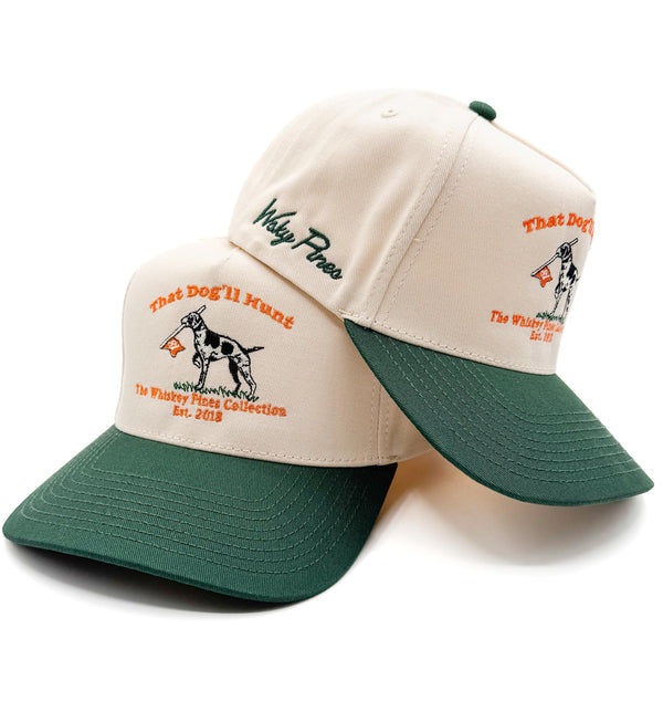 Tan & Green “That Dog’ll Hunt” Golf Hat