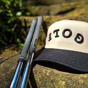 Off-White & Black "GOLF" Trucker Hat