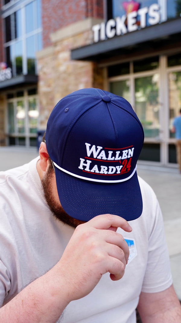 Navy Wallen - Hardy '24 Rope Hat – The Whiskey Pines Collection