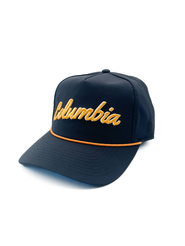 Black "Columbia, MO" Rope Hat | 3D embroidery | College Football | Missouri St. | Rope Golf Cap | Tigers